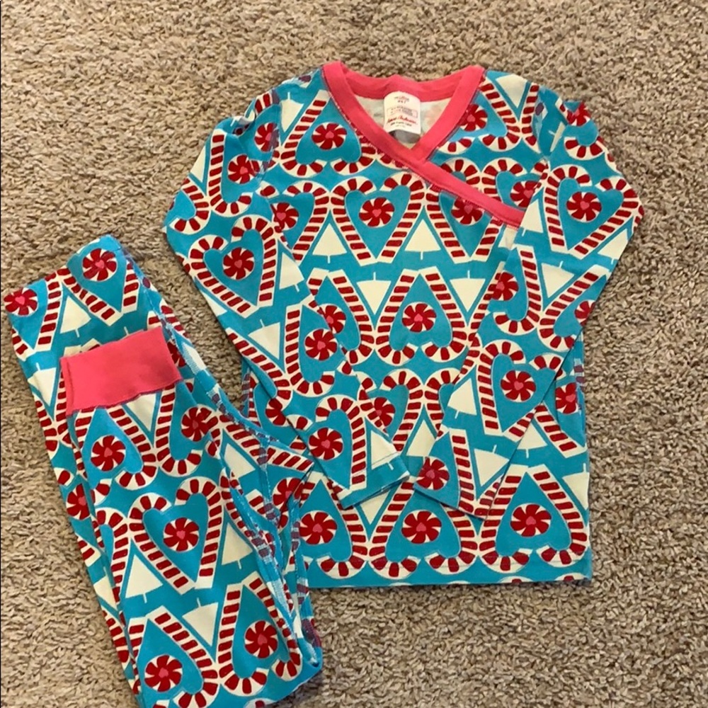 Hanna candy cane pajama set